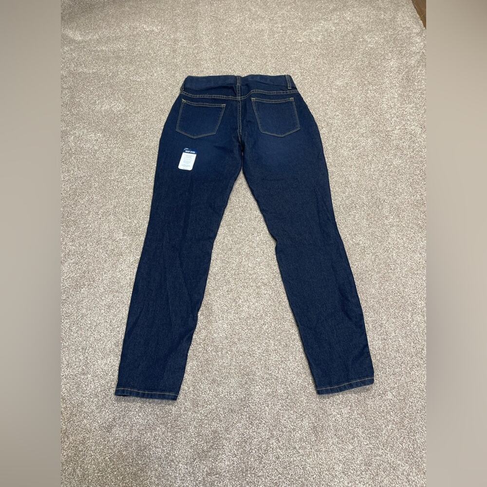 Classic Casual Lee pull on skinny jeans small dark wash nightfall blue jeans NWT